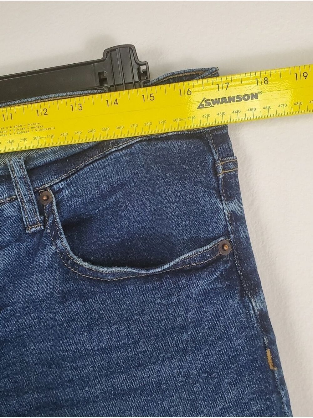 Oliver Logan Midwash Blue Jeans Button Fly Womens Size 28 Cotton Blend - Picture 6 of 12